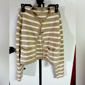 Women’s striped cardigan